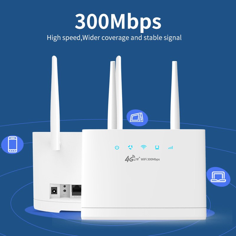 Home Office Use Plug Play 4G LTE Router 3G wifi 300Mbps Modem With Card Slot office equipment supplies